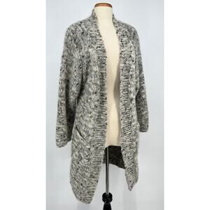Vintage 1980’s Liz Claiborne Gray Open-Front Cardigan